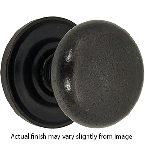 Baldwin Passage Round Door Knobs - Distressed Bronze