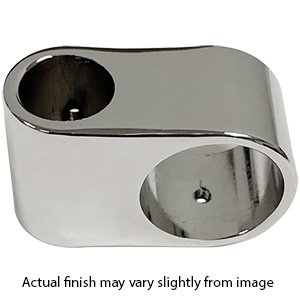 336-PN - Double Eye Loop - Polished Nickel