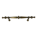 Brass Accents - 6"cc Rope Cabinet Pull - Antique Brass