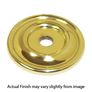 Broadway Sierra 1.25" Cabinet Knob Escutcheon - Polished Brass