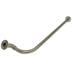 39" Eaves Sloped Ceiling Shower Rod