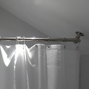 39" Eaves Sloped Ceiling Shower Rod