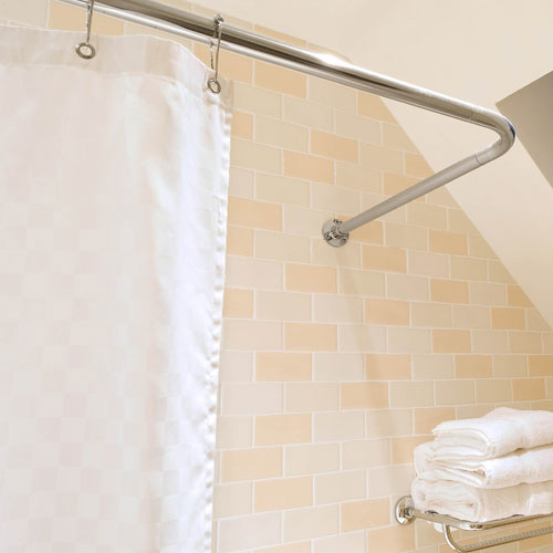 Stainless Steel U Shape Shower Rod 30 X 60