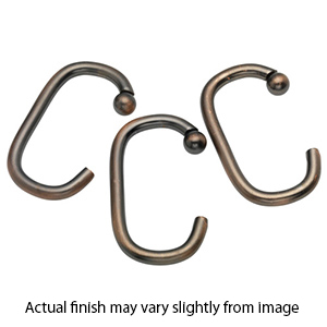 "C" Style Shower Curtain Hooks