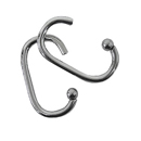 "C" Style Shower Curtain Hooks