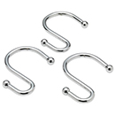 "S" Style Shower Curtain Hooks