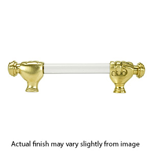 Carpe Diem - 5" cc Acrylic Bar Fist Cabinet Pull