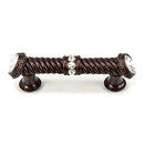 878 - Cache - 3" cc Large Pull w/End & Center Crystals