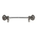 160 - Juliane Grace - 6" Long Pull w/ Large Finial - 1/2" Bar