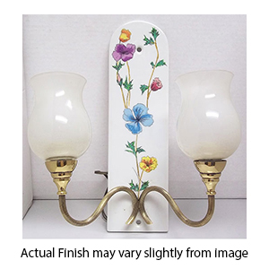 Double Light Wall Sconce - Porcelaine De Paris