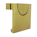 Jado - Square Drop Pull - Polished Brass