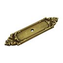 Period Brass - Knob Backplate - Antique Brass