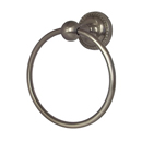 English Rope Towel Ring - Satin Nickel