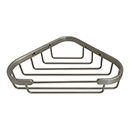 8.5" Triangular Corner Shower Basket - Satin Nickel