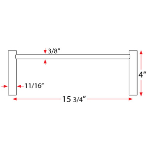 61355 - Dekkor - Towel Bar - Brushed Stainless Steel