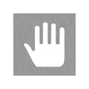 95543 - Hand Signage Symbol