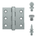 Mortise w/ interchangeable finials