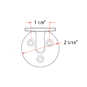 3" Hand Rail Bracket