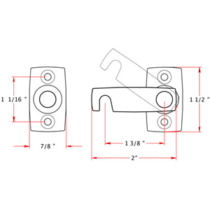 Shutter Bar/ Door Latch