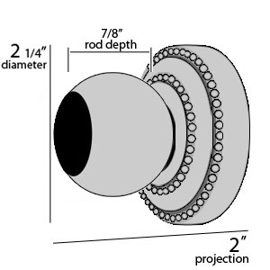 Deluxe Dotted End Flange