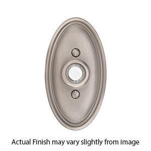 2402 - Doorbell Button with Oval Rosette