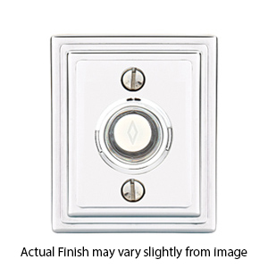 2404 - Doorbell Button with Wilshire Rosette