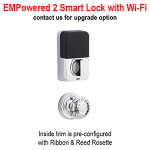 Emtek - Ribbon & Reed Tubular Knob Entrance Set