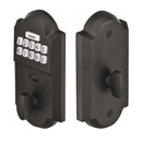 Sandcast Bronze Electronic Keypad Deadbolt