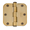 3.5" x 3.5" - 5/8" Radius Corner Door Hinges