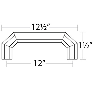 86620 - Hollywood Regency - 12" Riviera Pull