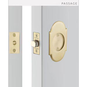 #8 Rosette Passage Pocket Door Tubular Lock