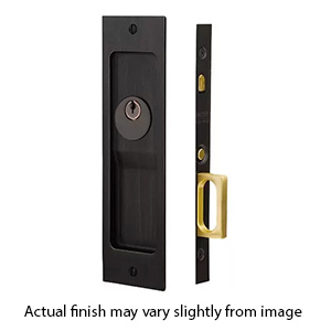 Rustic Modern Rectangular Pocket Door Mortise Lock