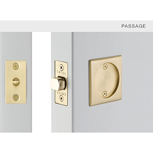 Square Passage Pocket Door Tubular Lock