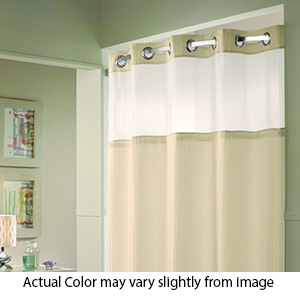 Double-H - Hookless Shower Curtain WITH Liner