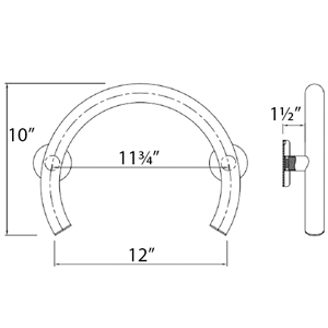 Tub/Shower Valve Ring Grab Bar