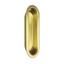 IVES - Flush Pull - Satin Brass