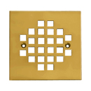 6264 - Square Shower Drain Plate - 4.25" Diameter