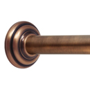 Antique Copper - Highest Quality Shower Rod - Classic