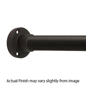 60" Shower Rod - Heavy Duty Round - Oil Rubbed Bronze