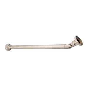 Partial Sloped Ceiling Shower Rod in Decorative Finishes