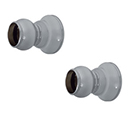 Round Traditional - Shower Rod End Flanges