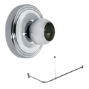 36" x 36" - Deluxe Regal Flange - Corner Shower Rod