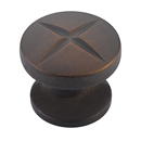 210 - Northport - 1 3/8" Round Polygon Knob