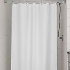 23.6" W x 74.8" L - Stall Size Shower Curtain - White