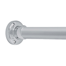 Polished Chrome Shower Rod - Top Seller - Round Bracket