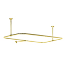 31" x 57" - Side/ Ceiling Mount - Rectangular Shower Rod