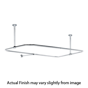 31" x 57" - Side/ Ceiling Mount - Rectangular Shower Rod