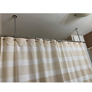 Suspended Rod with Double Medium Support