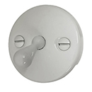 4T.170X-13 - Trip Lever Face Plate - White