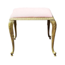3357 - Pink Cushion Vanity Seat